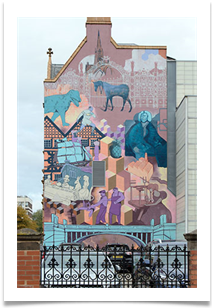 d Pyramid Mural - June Bannister